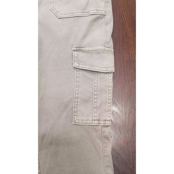 SPANX Stretch‎ Twill High Rise Ankle Skinny Cargo Pants Olive Green NWOT Medium - Picture 8 of 12